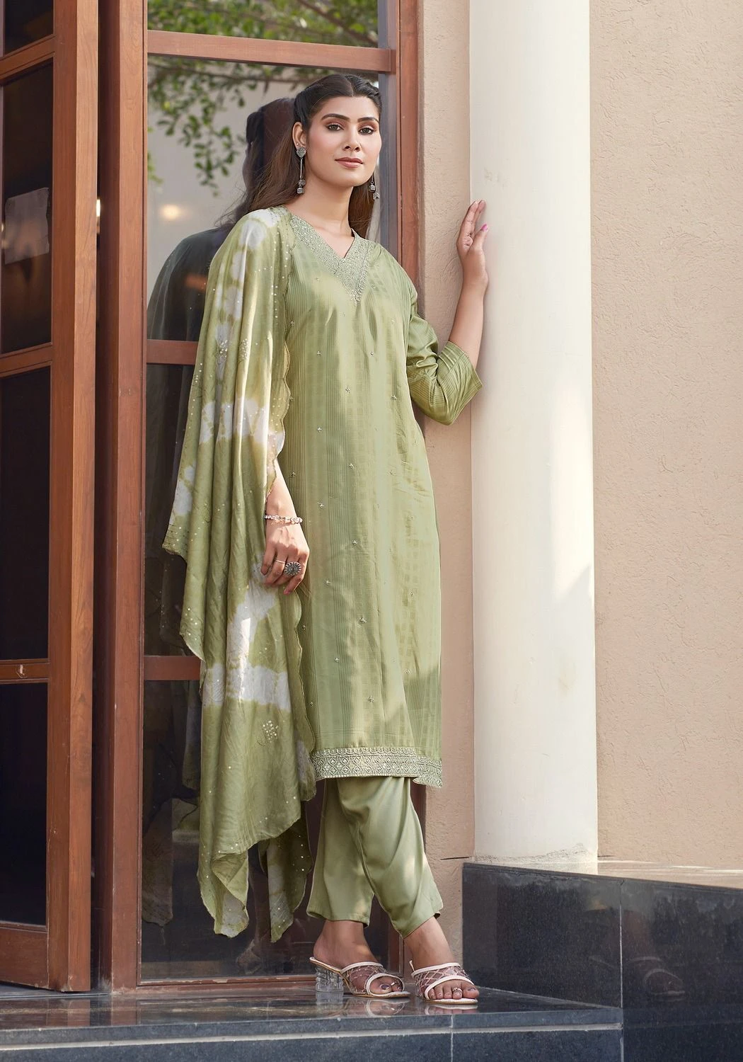 Mystic 9 Dolly Vol 1 Heavy Rayon Dobby Wholesale Readymade Salwar Suit Catalog — Wholesale Readymade Suit, MPA wholesale from Surat - Gallery Image 7
